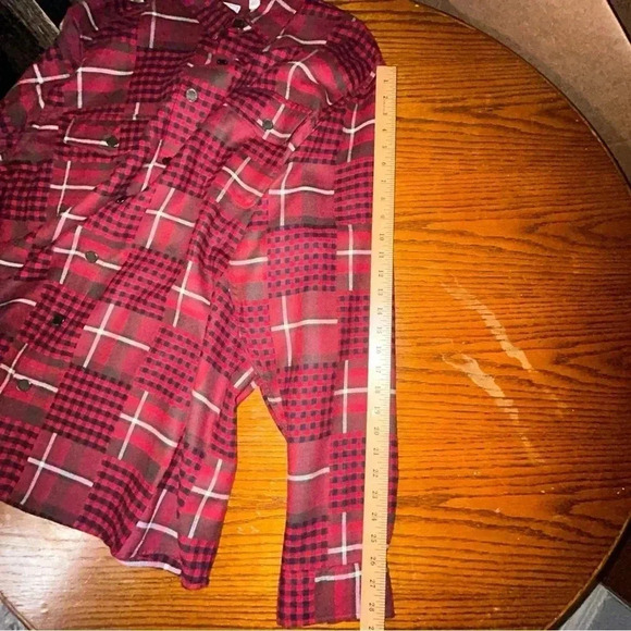 ROWM MENS Big 3XT TALL The Lodge Collection Jacquard Patchwork Shirt Jacket NEW - Picture 14 of 14